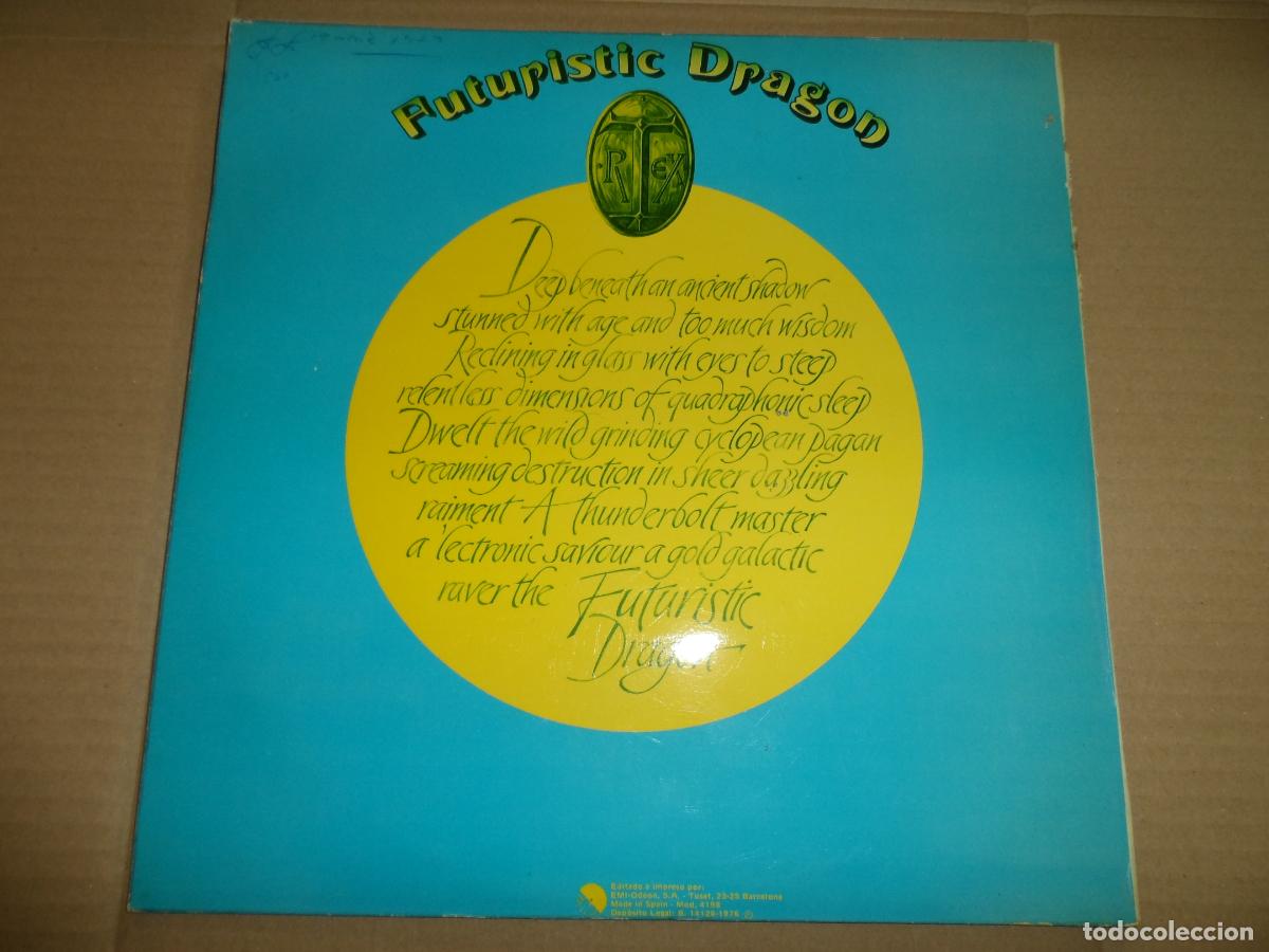 Discos de vinilo: T. Rex &lrm;&ndash; Futuristic Dragon (SPAIN 1976) - Foto 2