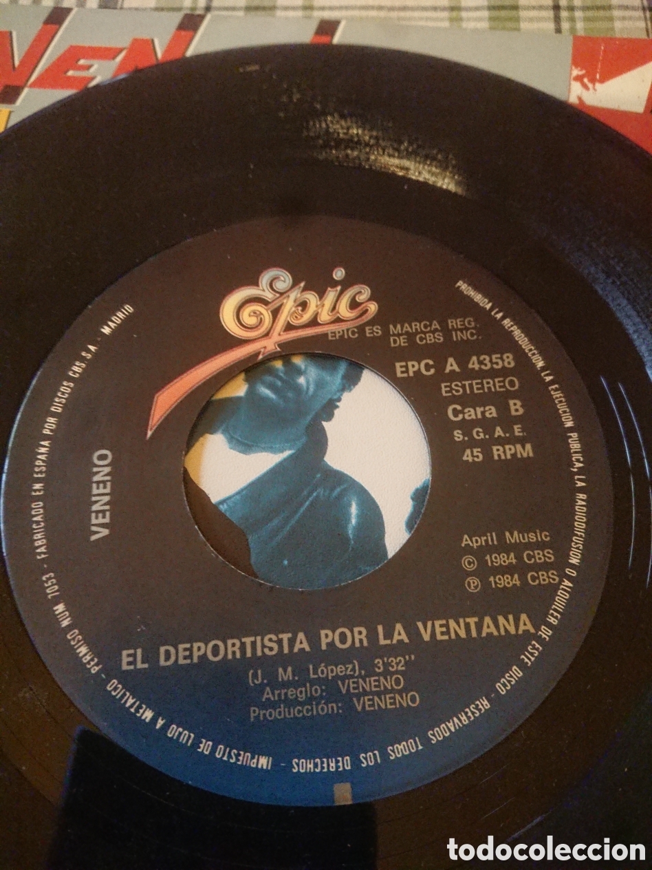 Discos de vinilo: Veneno - Si Tu, Si Yo - single promo - Foto 7