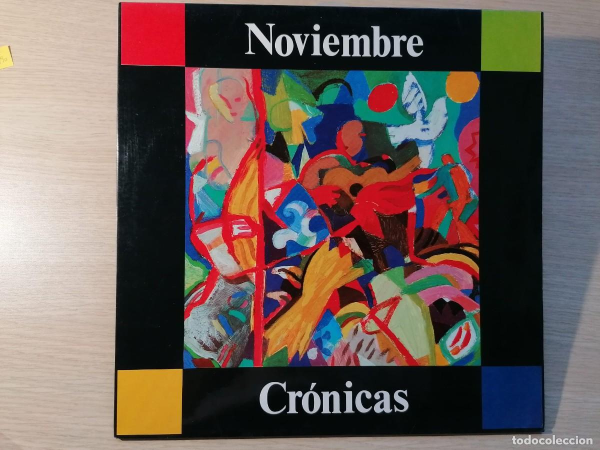 Discos de vinilo: LP NOVIEMBRE CR&Oacute;NICAS - Foto 1