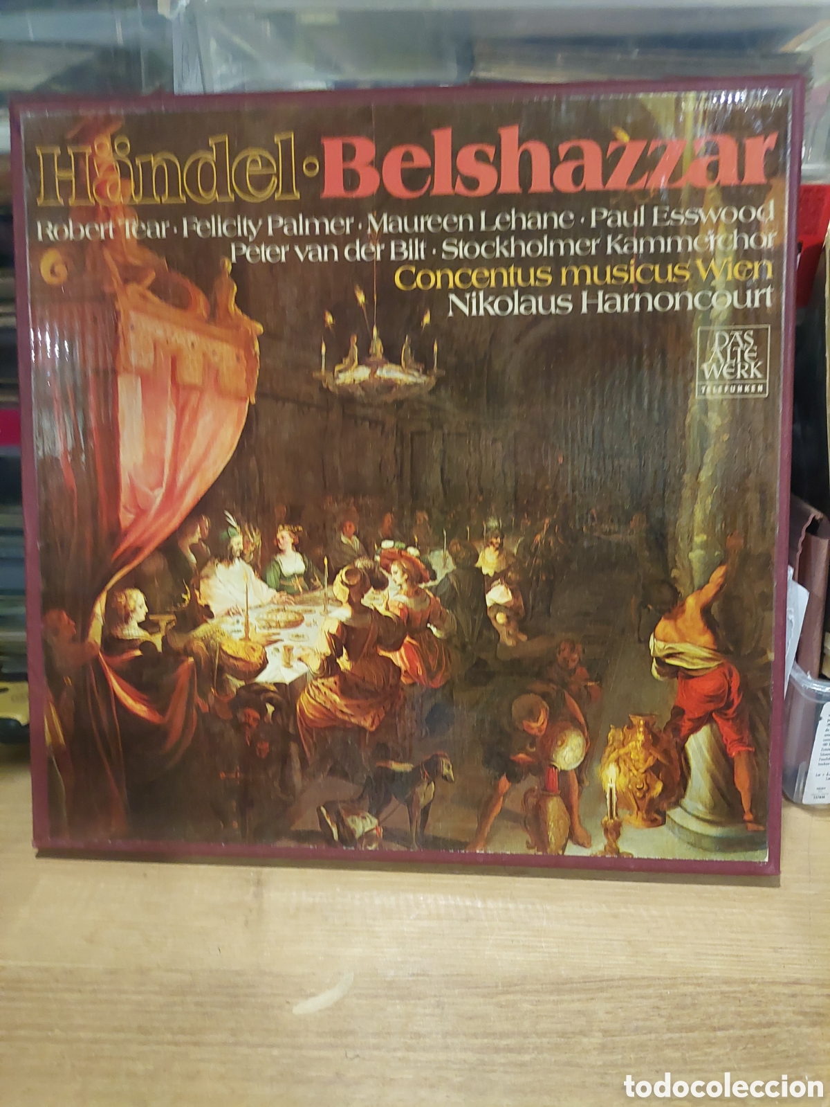 Discos de vinilo: Box lps handel la belshazzar perfecto 1977 - Foto 1