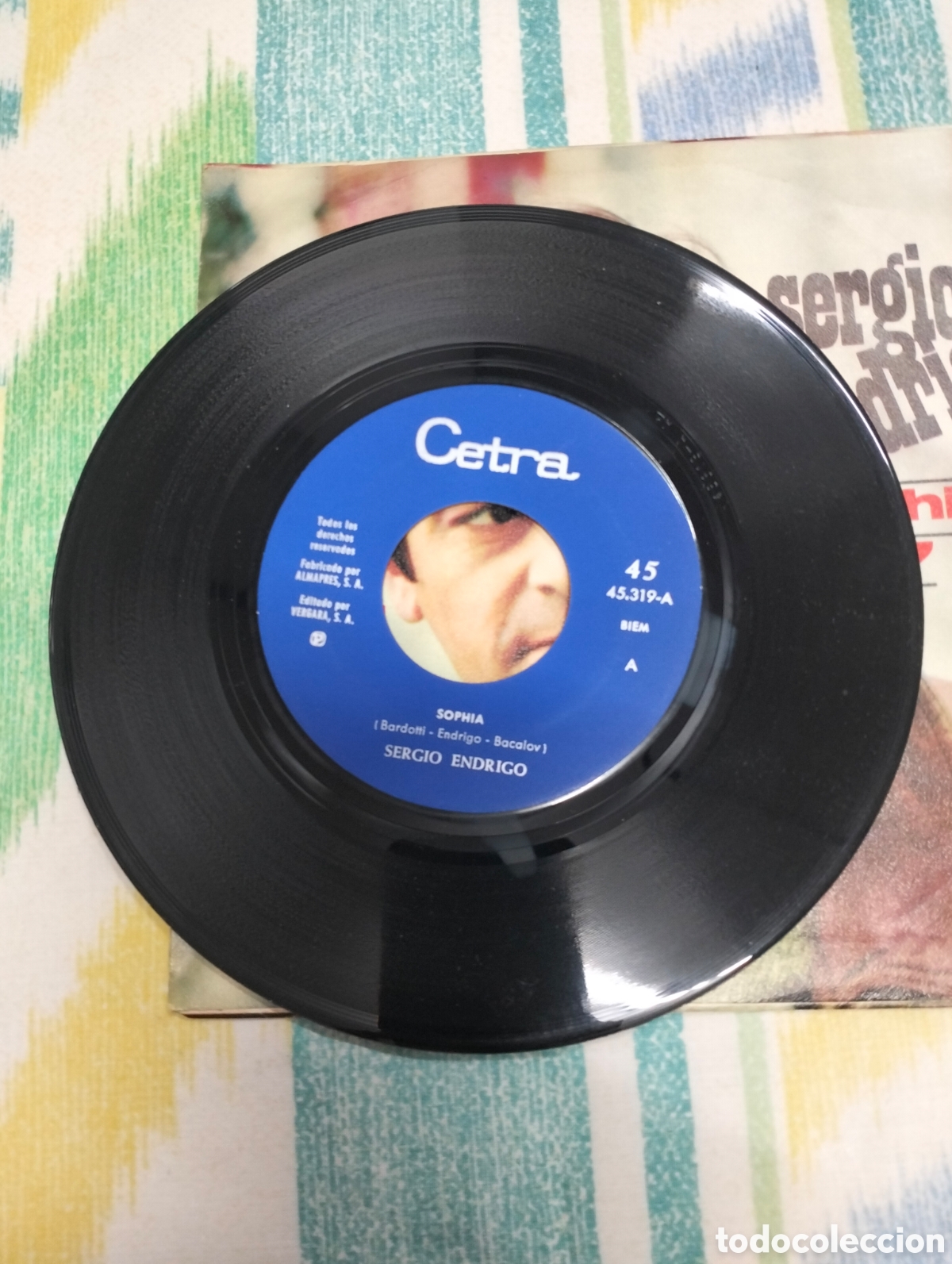 Discos de vinilo: Sergio endrigo - Sophia + 1947 - Foto 4