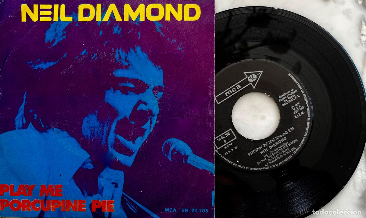 Discos de vinilo: NEIL DIAMOND. PLAY ME. SINGLE ORIGINAL ESPA&Ntilde;A 1972 - Foto 1