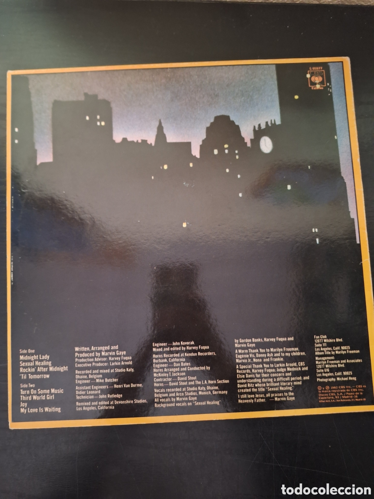 Discos de vinilo: Marvin Gaye Midnight love - Foto 2