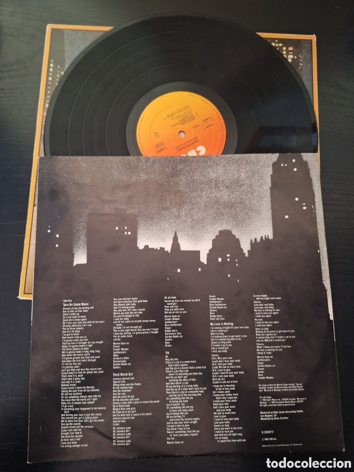 Discos de vinilo: Marvin Gaye Midnight love - Foto 3