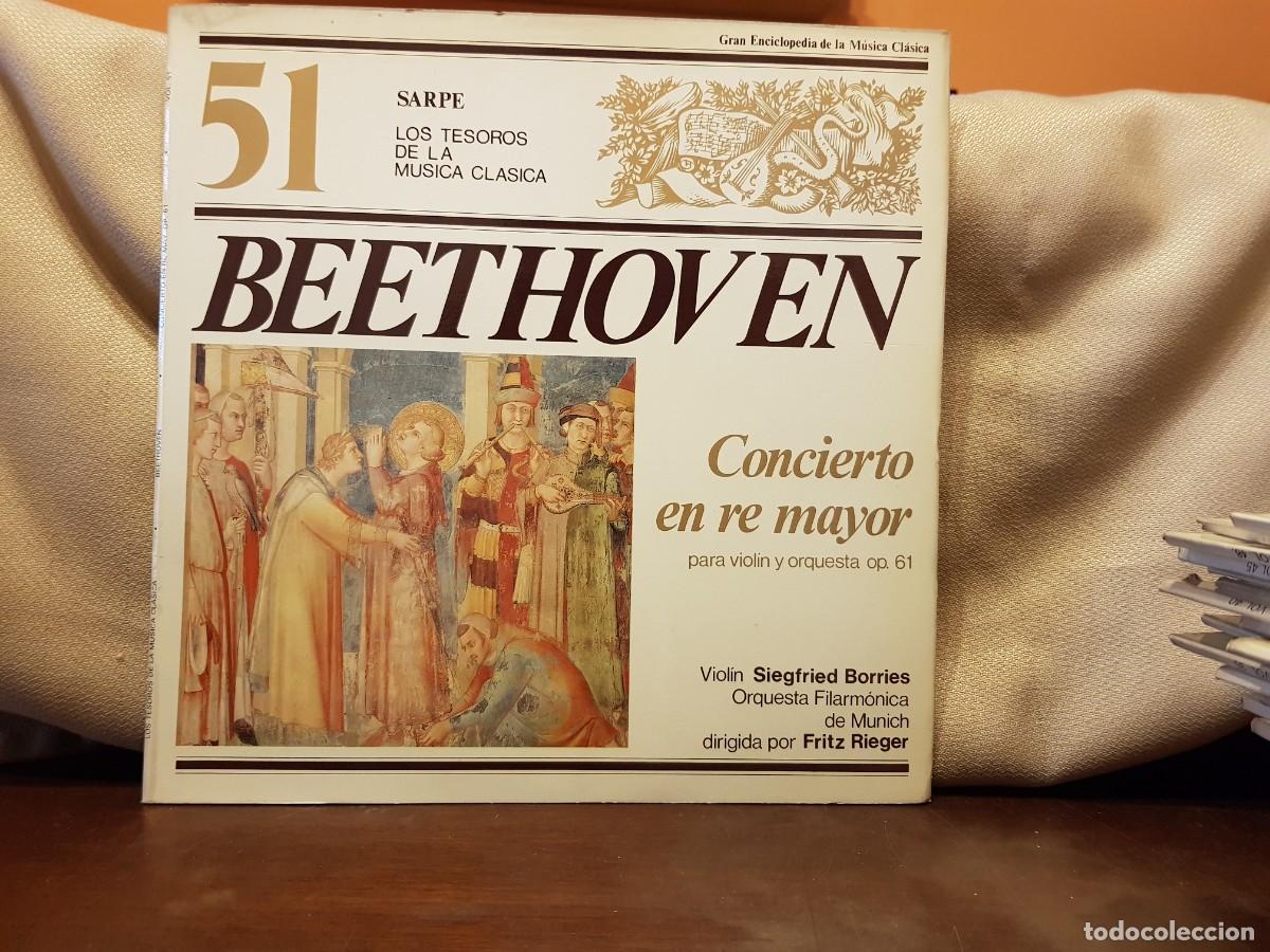 Discos de vinilo: SARPE 51 - BEETHOVEN - CONCIERTO EN RE MAYOR