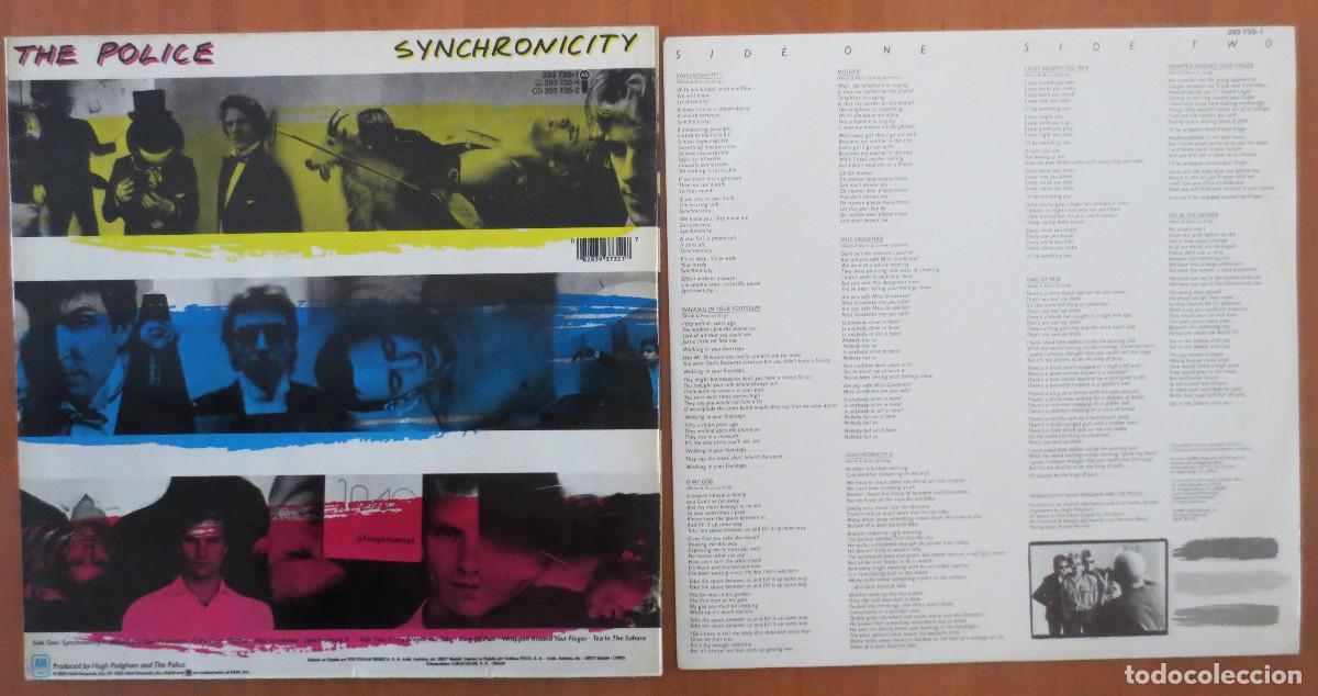 Discos de vinilo: DISCO: THE POLICE SYNCHRONICITY - VINILO - Foto 2