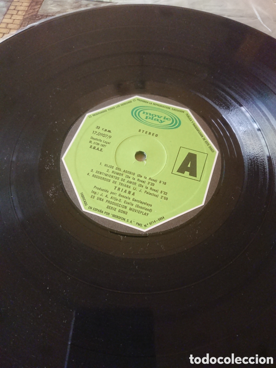 Discos de vinilo: Triana - Hijos del Agobio - LP - Foto 6