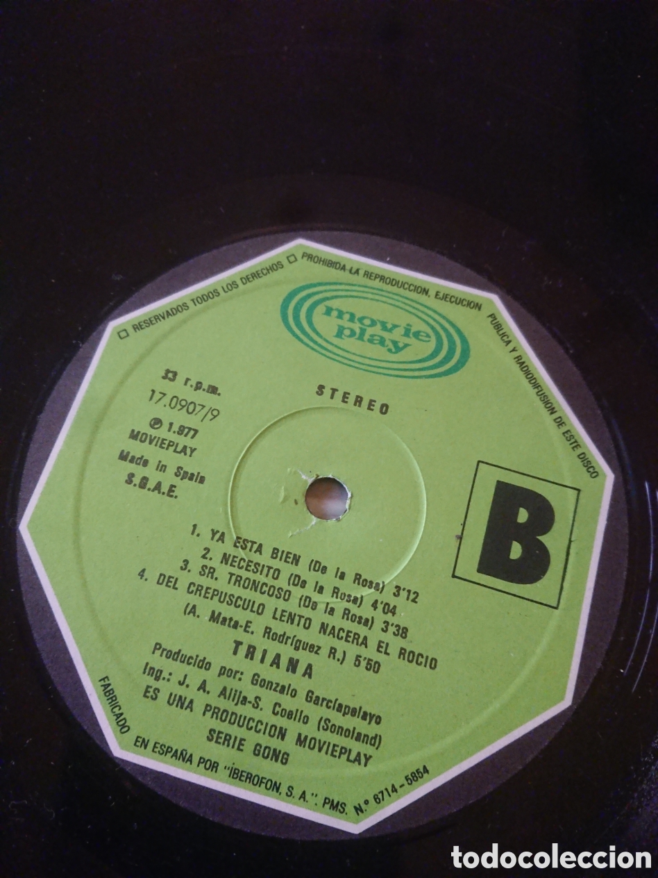Discos de vinilo: Triana - Hijos del Agobio - LP - Foto 7