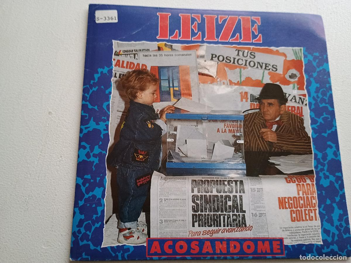 Discos de vinilo: LEIZE ACOSANDOME 1991 - Foto 3