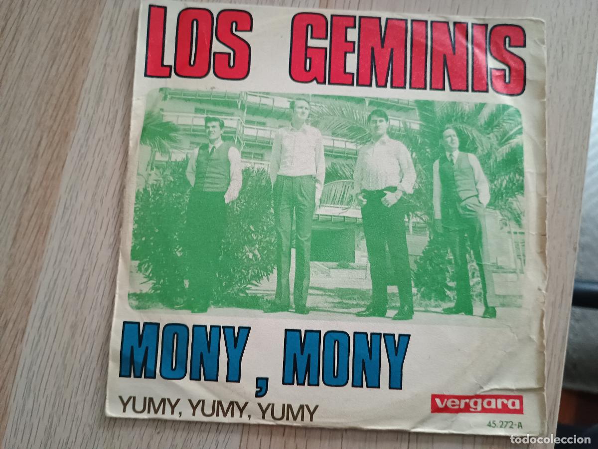 Discos de vinilo: LOS GEMINIS - MONY MONY 1968 - Foto 1