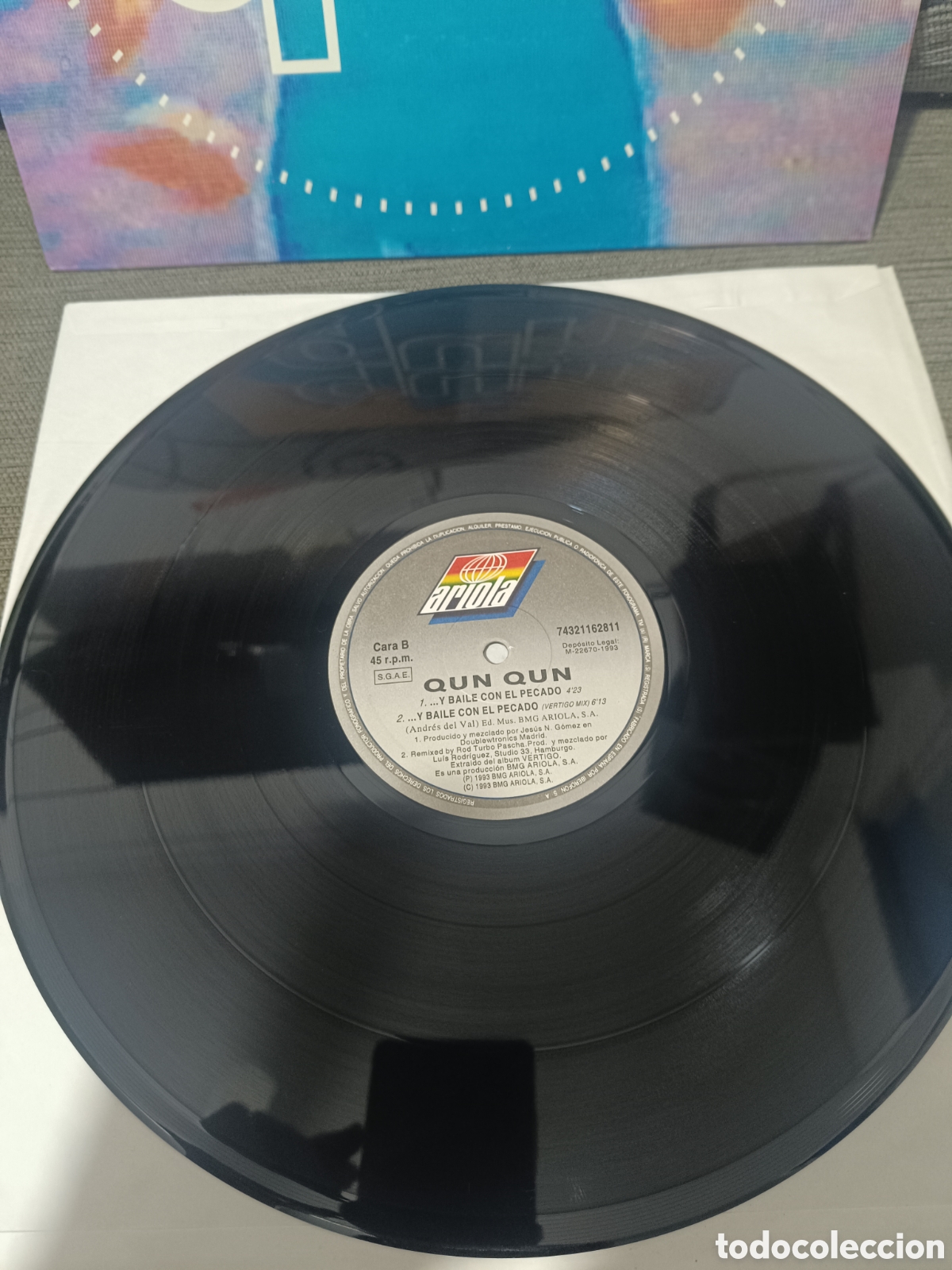 Discos de vinilo: Qun Qun &lrm;&ndash; ... Y Bail&eacute; Con El Pecado - Foto 4