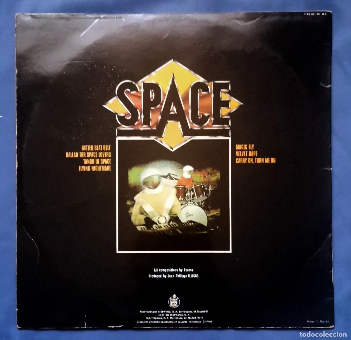 Discos de vinilo: Space &lrm;&ndash; Magic Fly LP, Spain 1977 Electro, Ambient, Disco - Foto 2