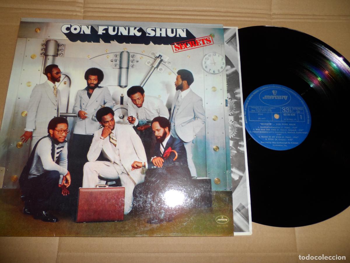 Discos de vinilo: Con Funk Shun - Secrets (SPAIN 1977) - Foto 1