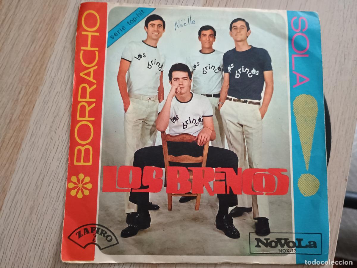 Discos de vinilo: LOS BRINCOS (BORRACHO) SINGLE ESPA&Ntilde;A 1965 - Foto 4