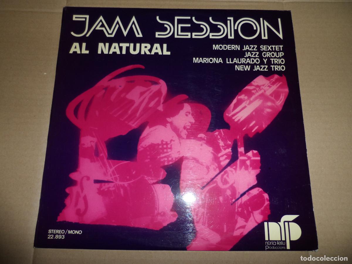 Discos de vinilo: JAM SESSION - AL NATURAL - MODERN JAZZ SEXTET (SPAIN 1974) - Foto 1