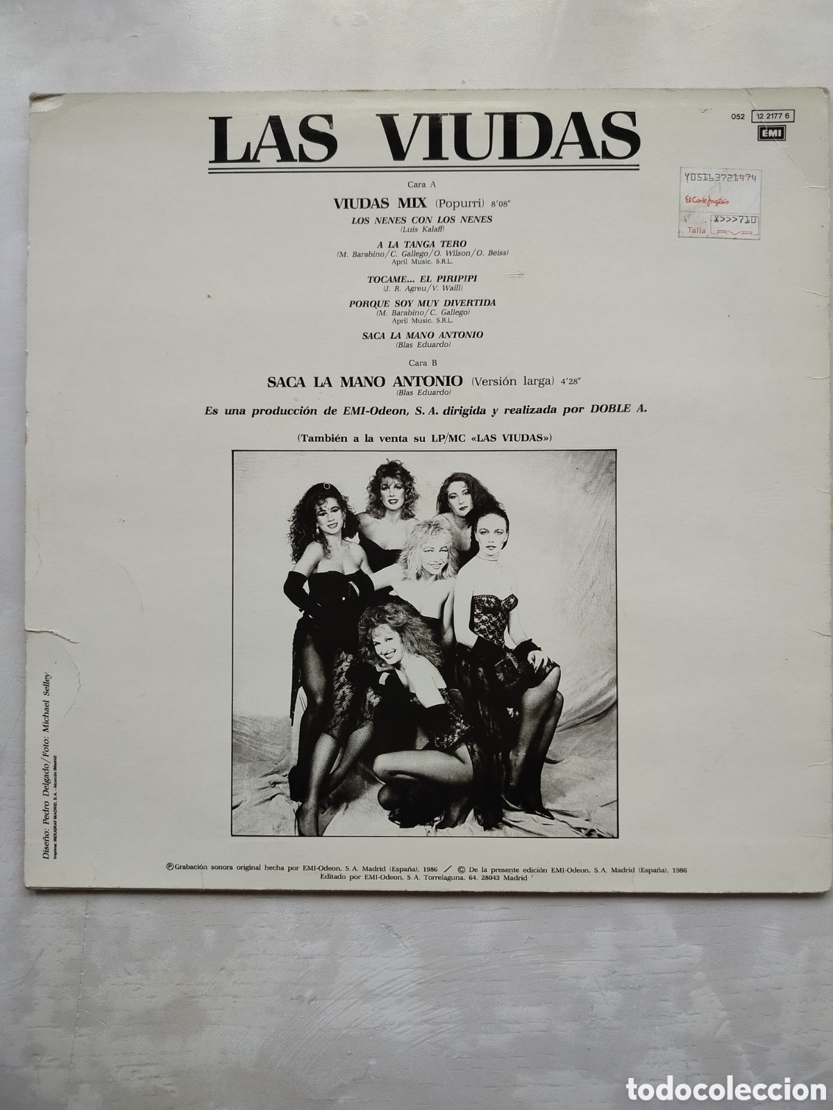 Discos de vinilo: Viudas Mix Maxi-Single - Foto 2