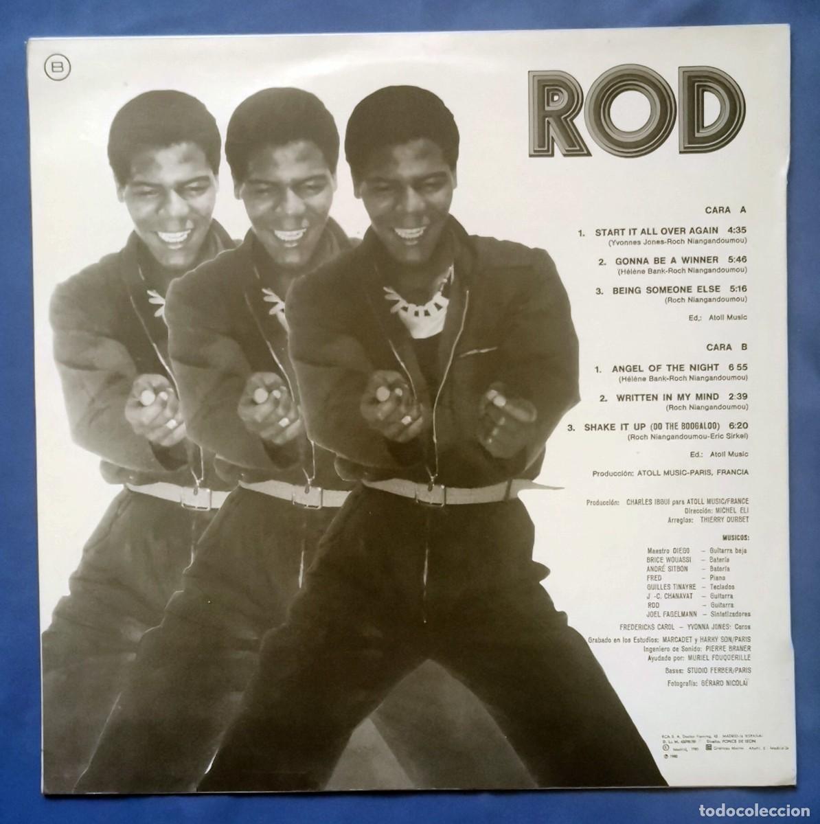 Discos de vinilo: Rod &lrm;&ndash; Rod LP 1980 espa&ntilde;a - Foto 2