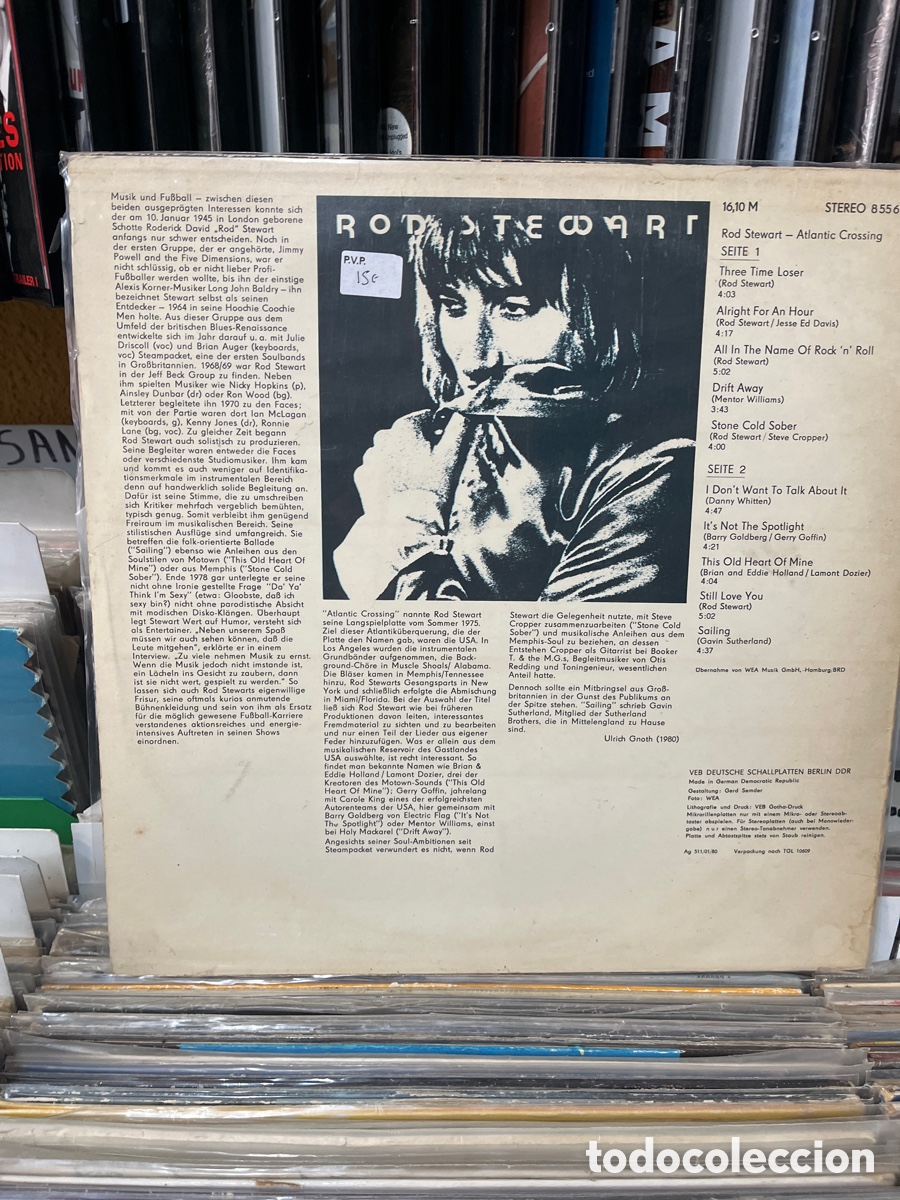 Discos de vinilo: rod stewart atlatic crossing - Foto 2