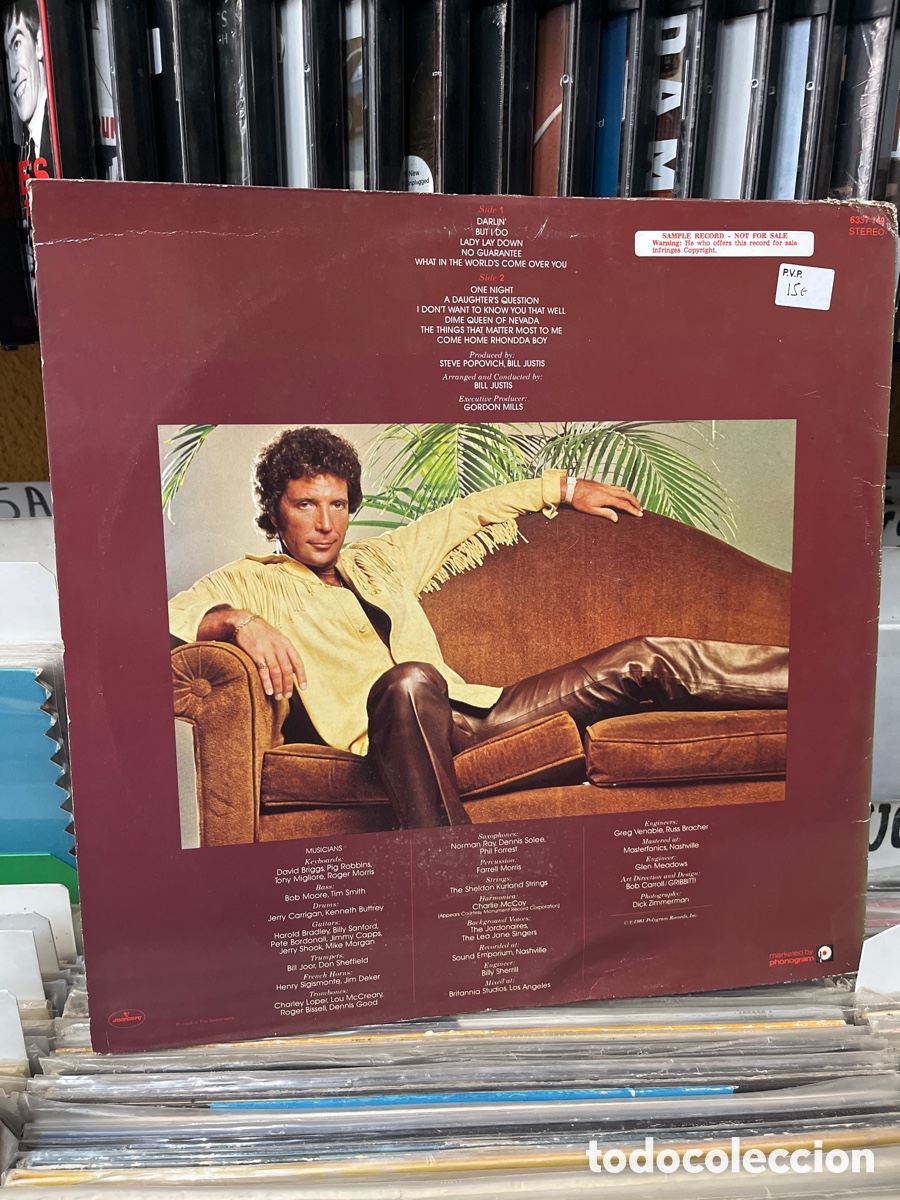 Discos de vinilo: darlin tom jones darlin - Foto 2
