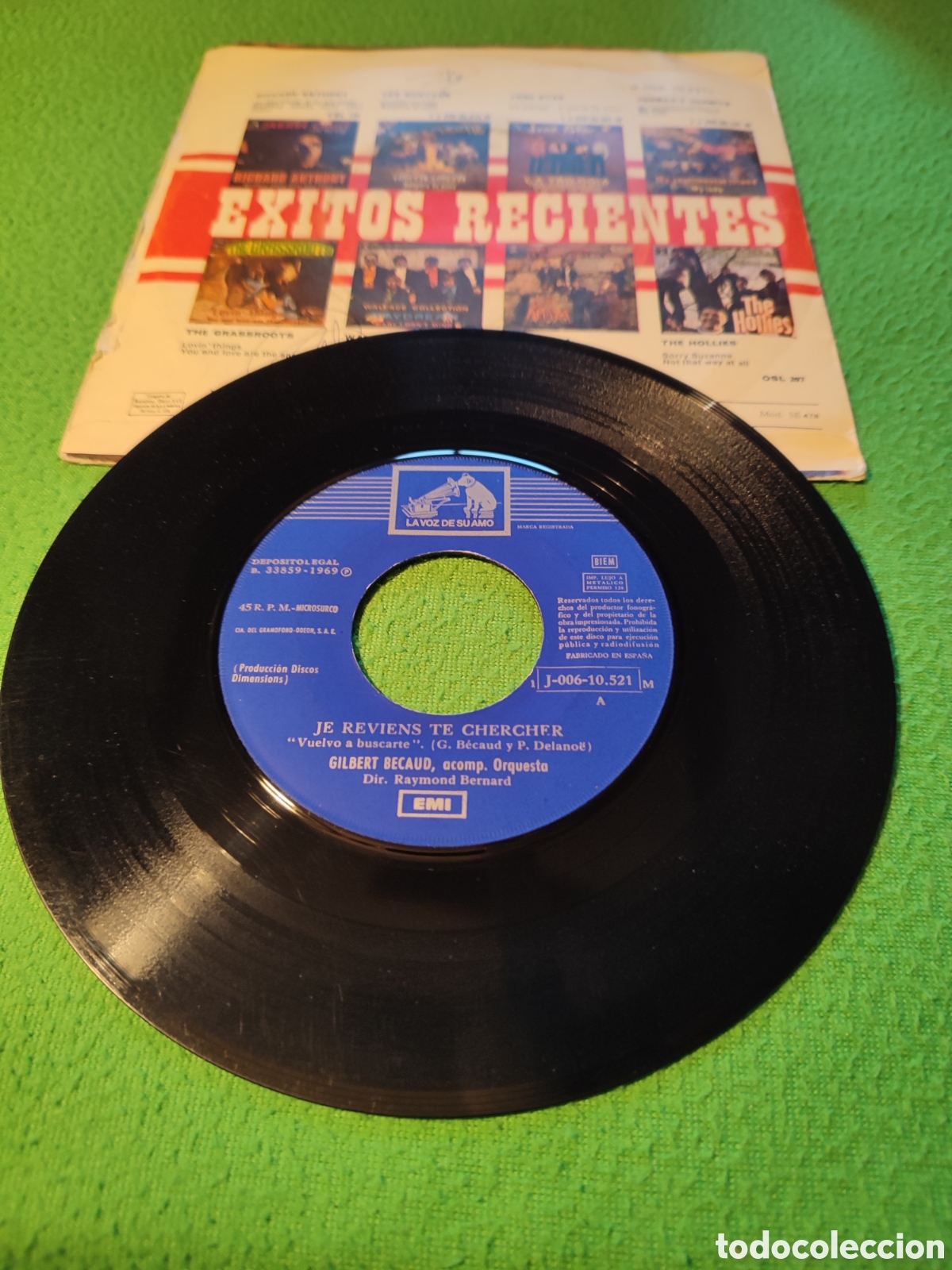 Discos de vinilo: Gilbert Becaud - Je reviens te chercher - Foto 2