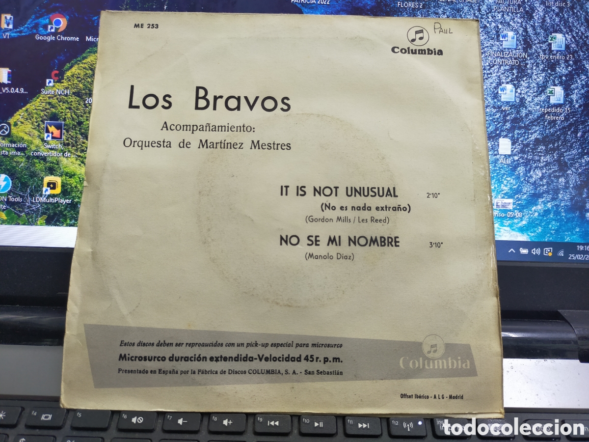 Discos de vinilo: Los bravos single its not unusual 1966 - Foto 2