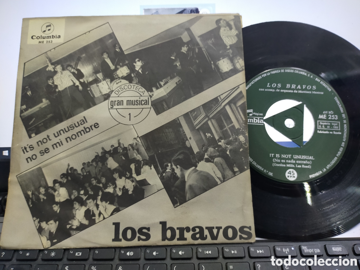 Discos de vinilo: Los bravos single its not unusual 1966 - Foto 1