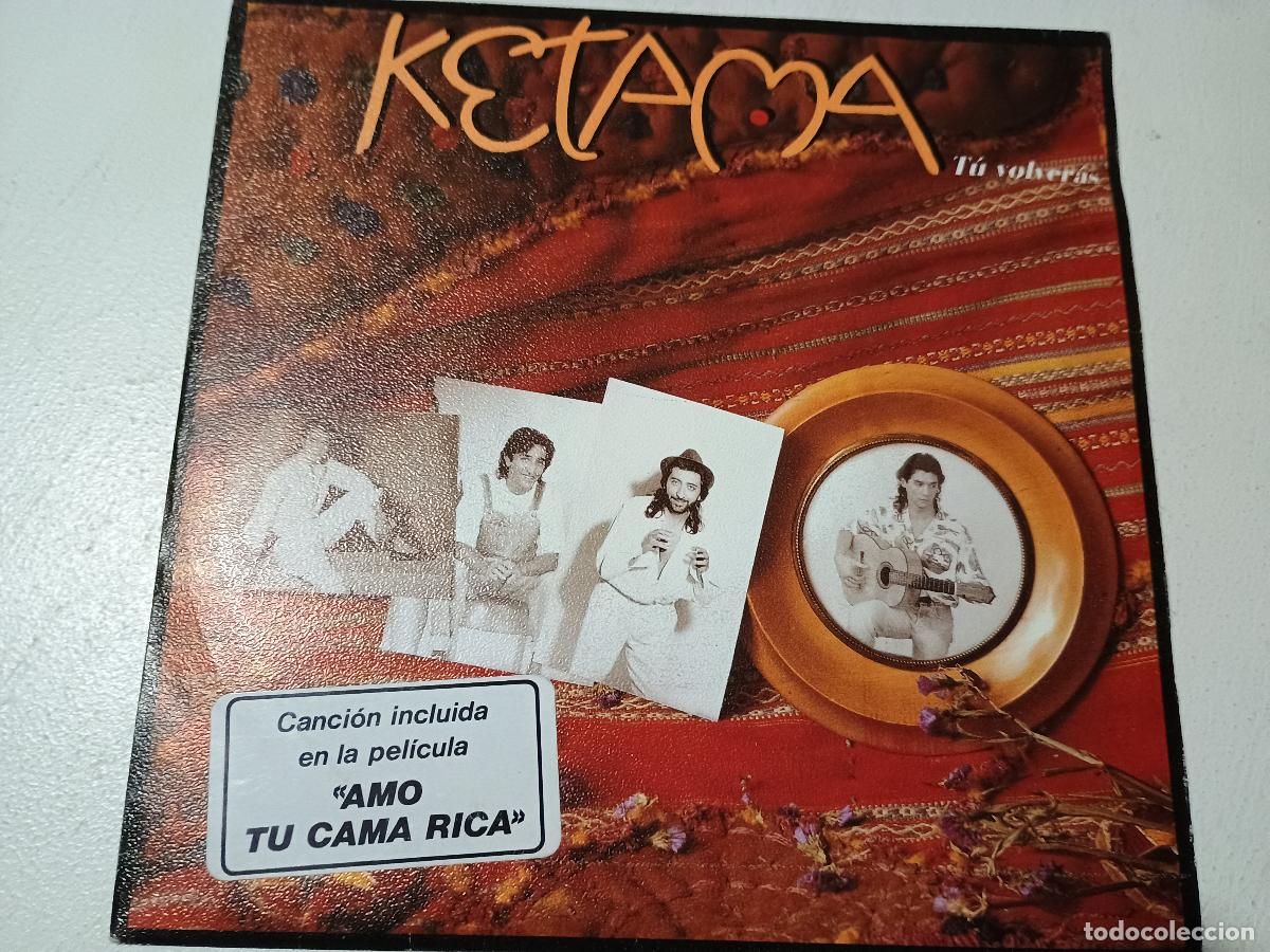 Discos de vinilo: Ketama T&uacute; Volver&aacute;s 1991 - Foto 2