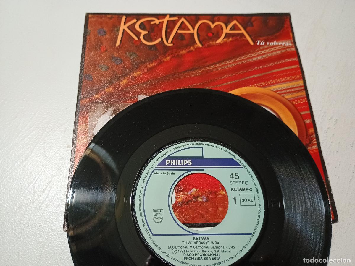 Discos de vinilo: Ketama T&uacute; Volver&aacute;s 1991 - Foto 3