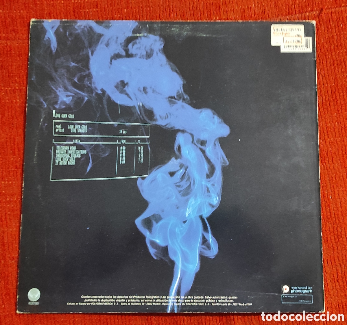 Discos de vinilo: DIRE STRAITS LOVE OVER GOLD LP - Foto 2