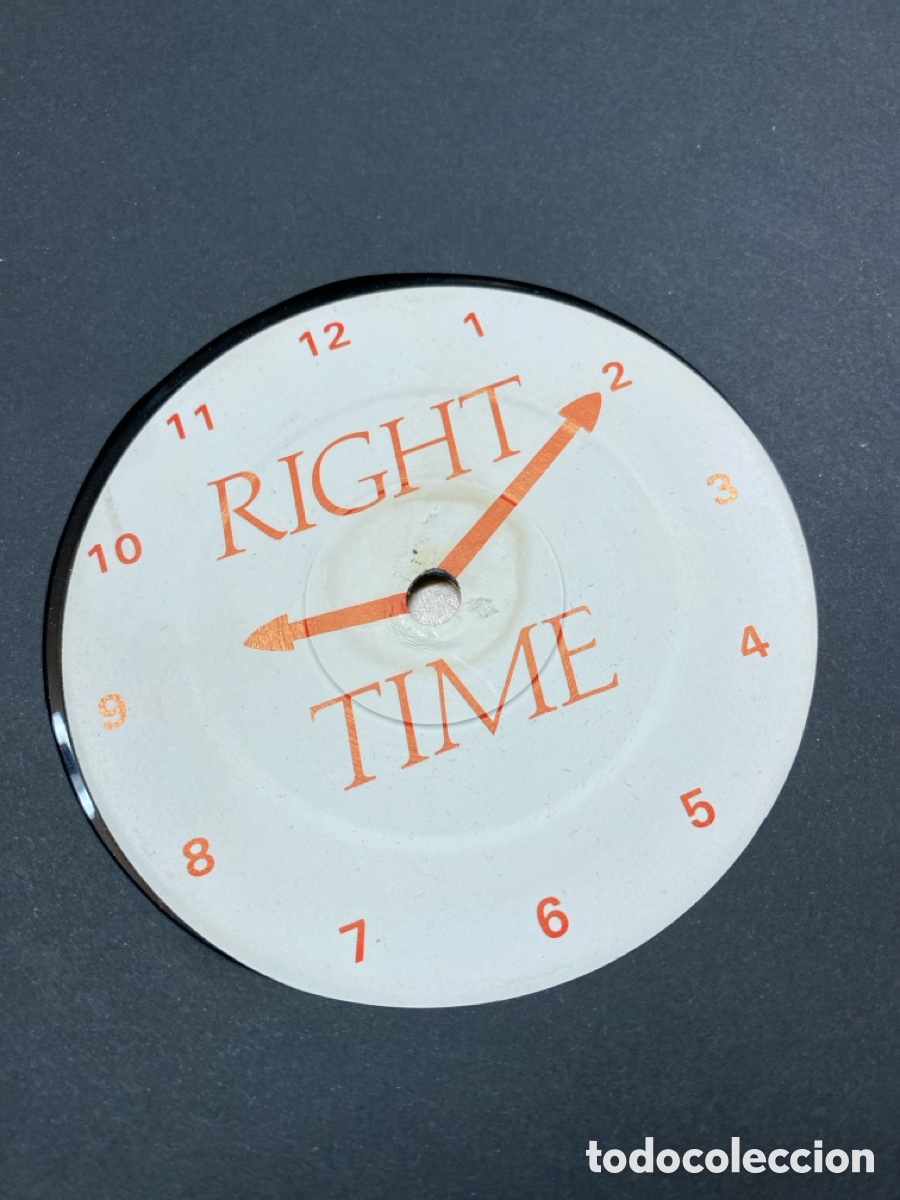 Discos de vinilo: MAXI RIGHT TIME / NO TIME. Funda gen&eacute;rica - Foto 1