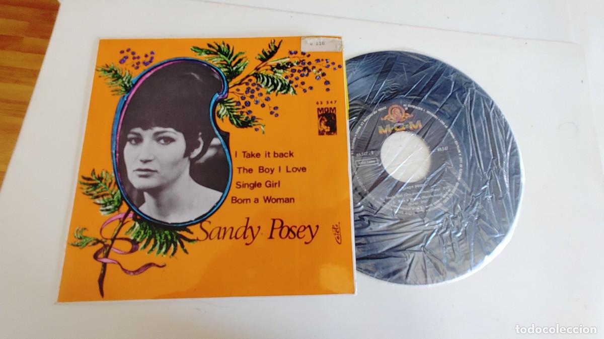 Discos de vinilo: SANDY POSEY-EP I TAKE IT BACK +3-NUEVO - Foto 1
