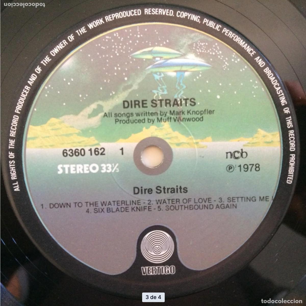 Discos de vinilo: Dire Straits &lrm;&ndash; Dire Straits , Scandinavia 1978 Vertigo - Foto 3