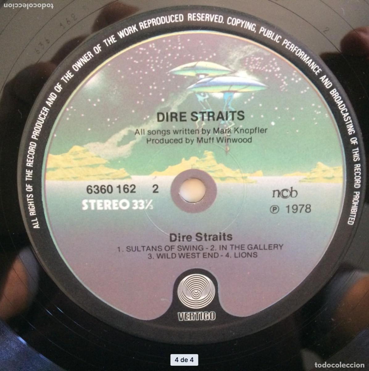 Discos de vinilo: Dire Straits &lrm;&ndash; Dire Straits , Scandinavia 1978 Vertigo - Foto 4