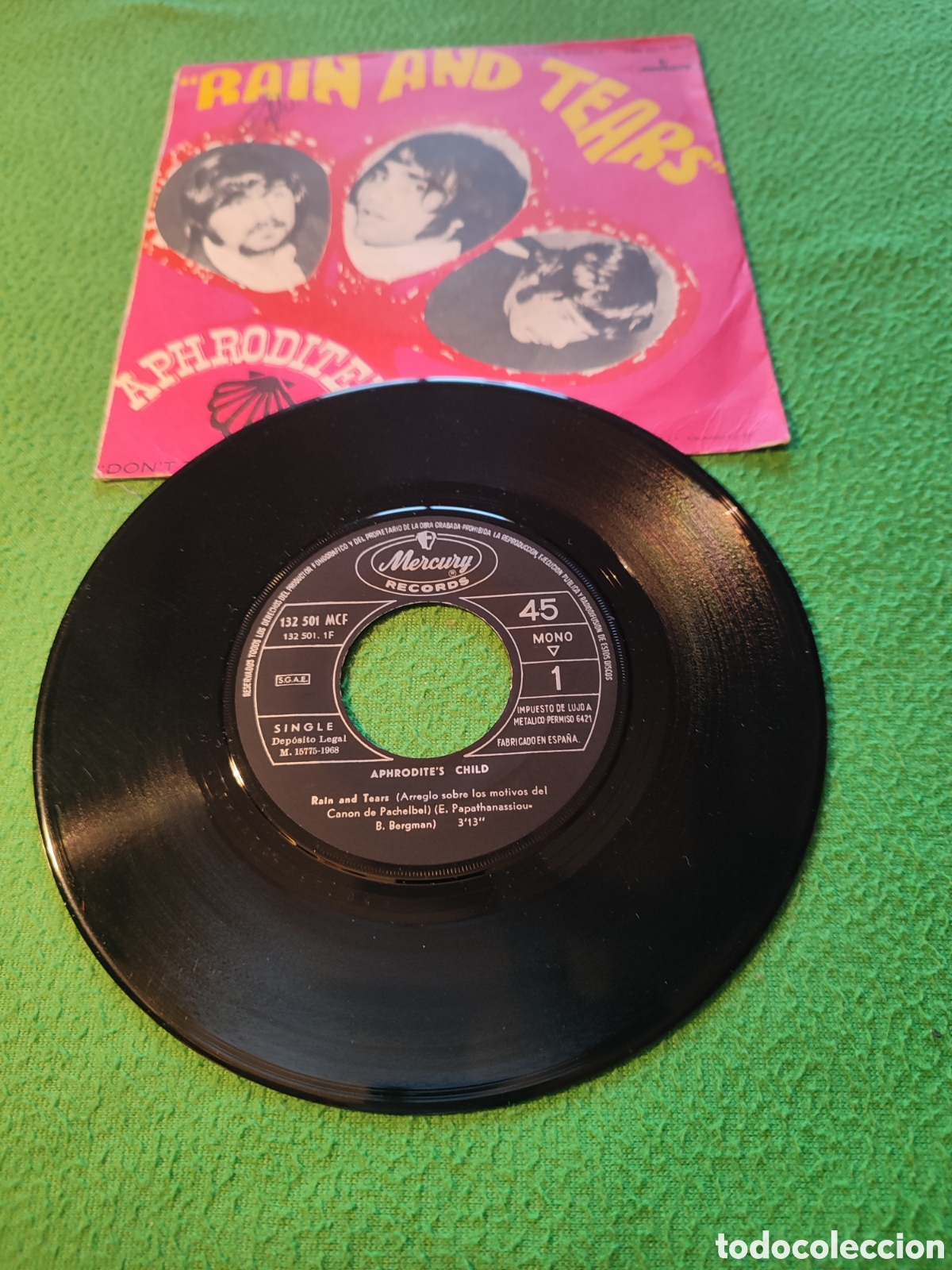 Discos de vinilo: Aphrodites Child - Rain and Tears - Foto 2