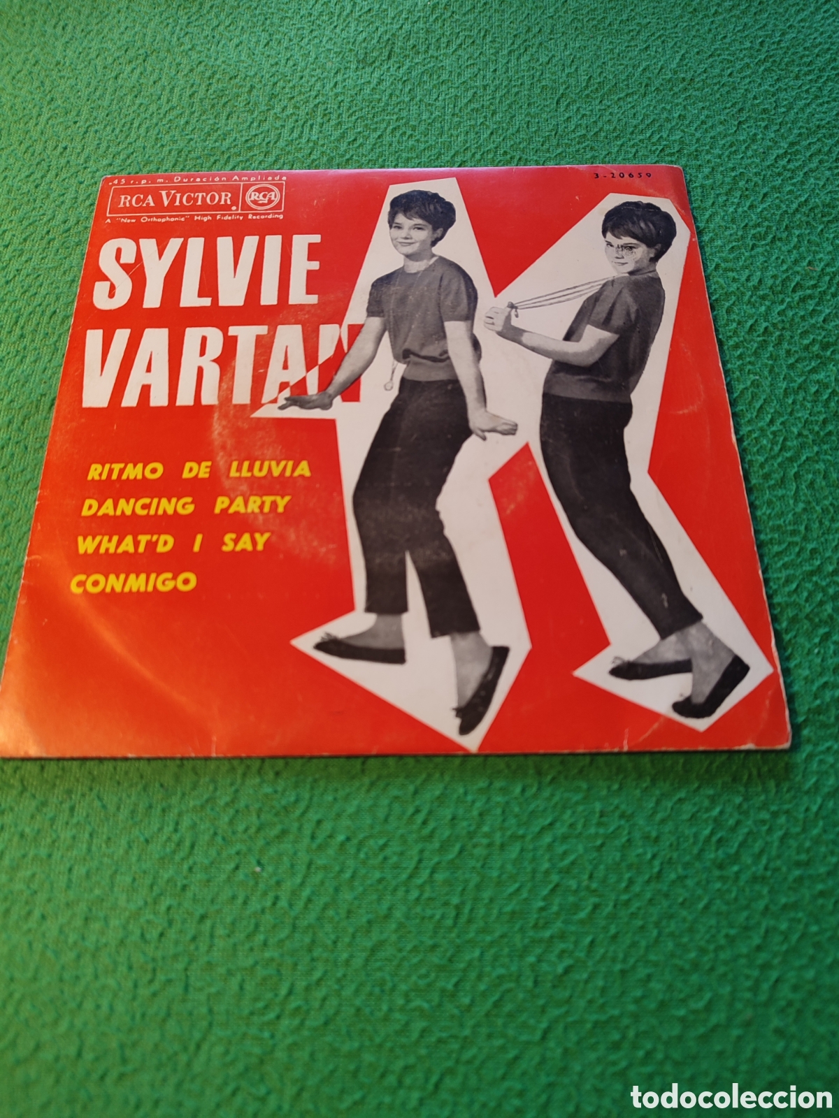 Discos de vinilo: Sylvie Vartan - Ritmo de lluvia + 3 - Foto 1