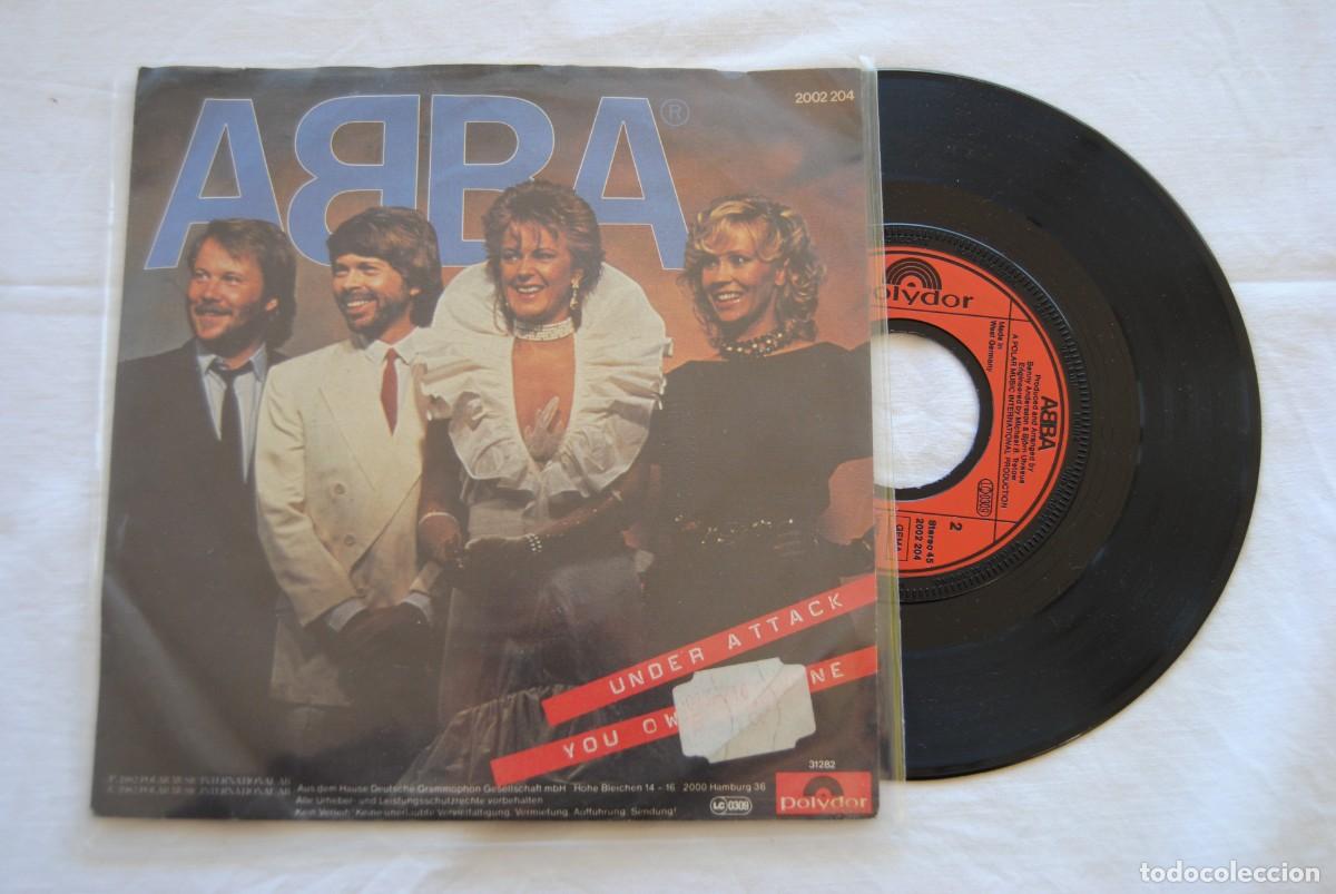 Discos de vinilo: abba. under attack. sp polydor. germany sp - Foto 1