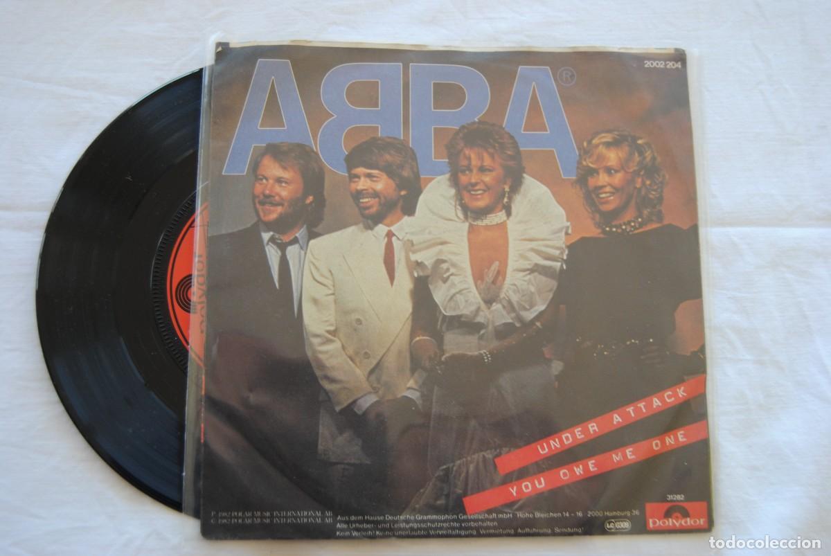 Discos de vinilo: abba. under attack. sp polydor. germany sp - Foto 2
