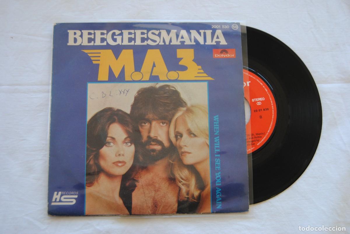 Discos de vinilo: beegeesm spania . m.a.3. polydor 1978. - Foto 1