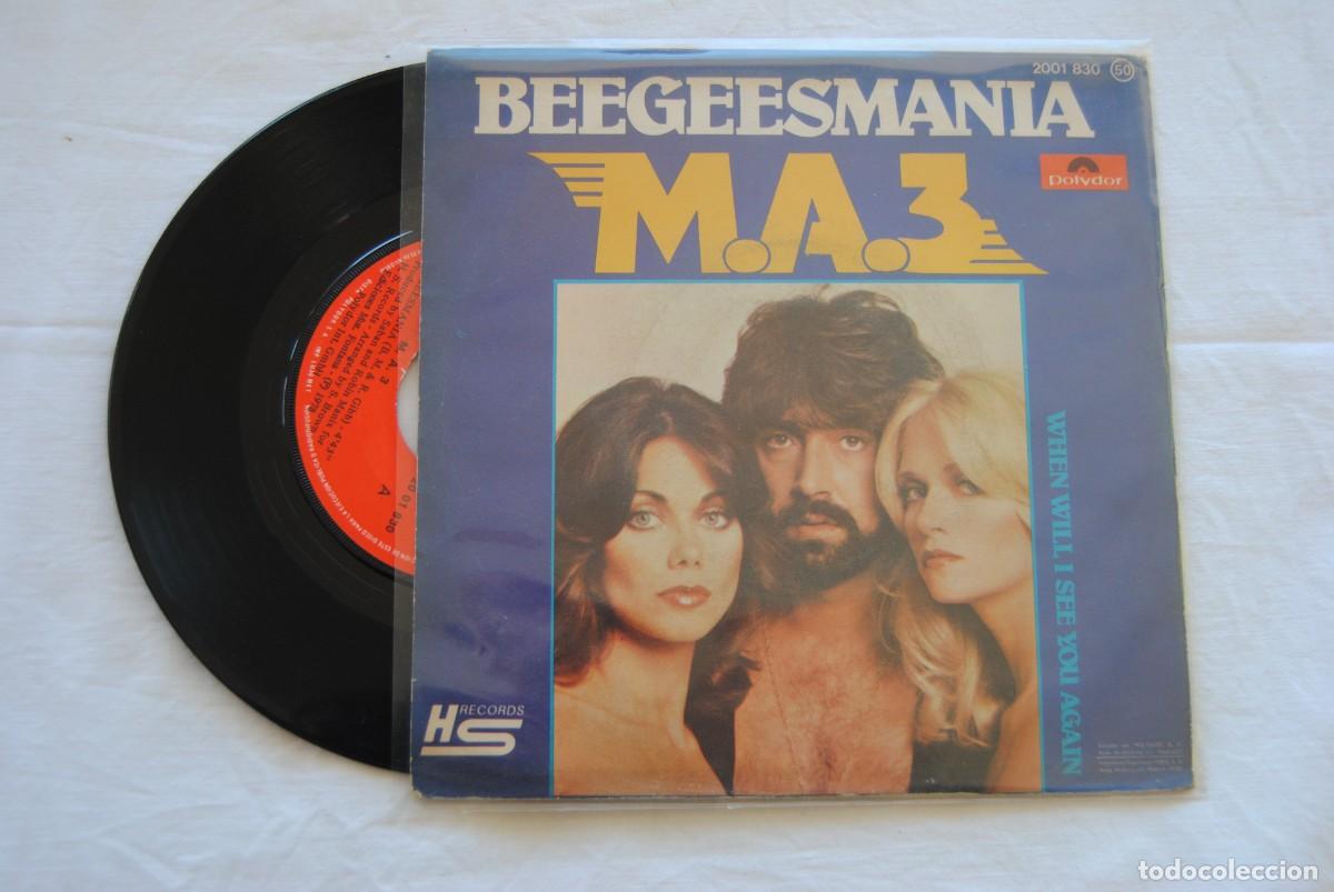 Discos de vinilo: beegeesm spania . m.a.3. polydor 1978. - Foto 2