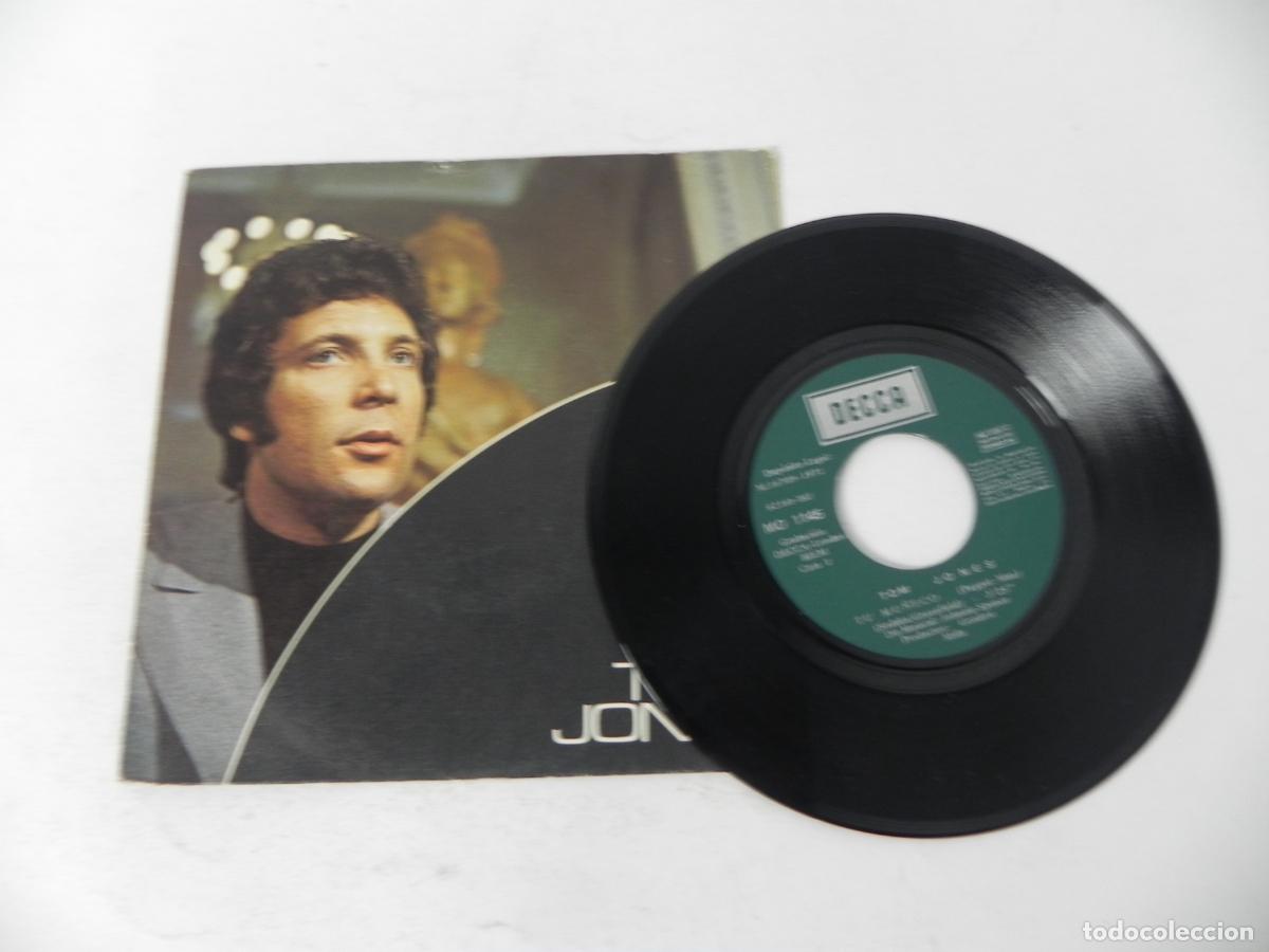 Discos de vinilo: SINGLE- TOM JONES (TU MU&Ntilde;ECO / CADA MILLA DECCA-1971 - Foto 2