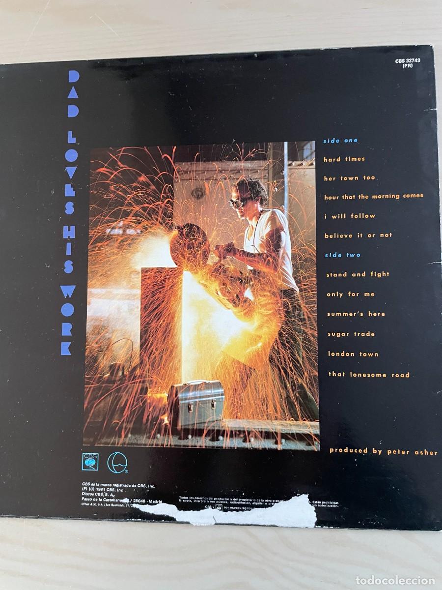 Discos de vinilo: LP James Taylor Dad Loves his work - Foto 2