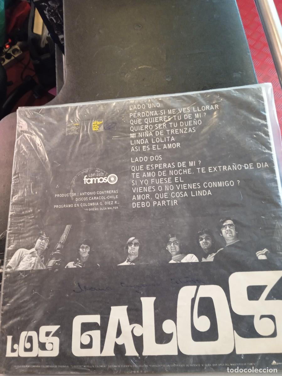 Discos de vinilo: LOS GALOS- LP. COLOMBIA. - Foto 2