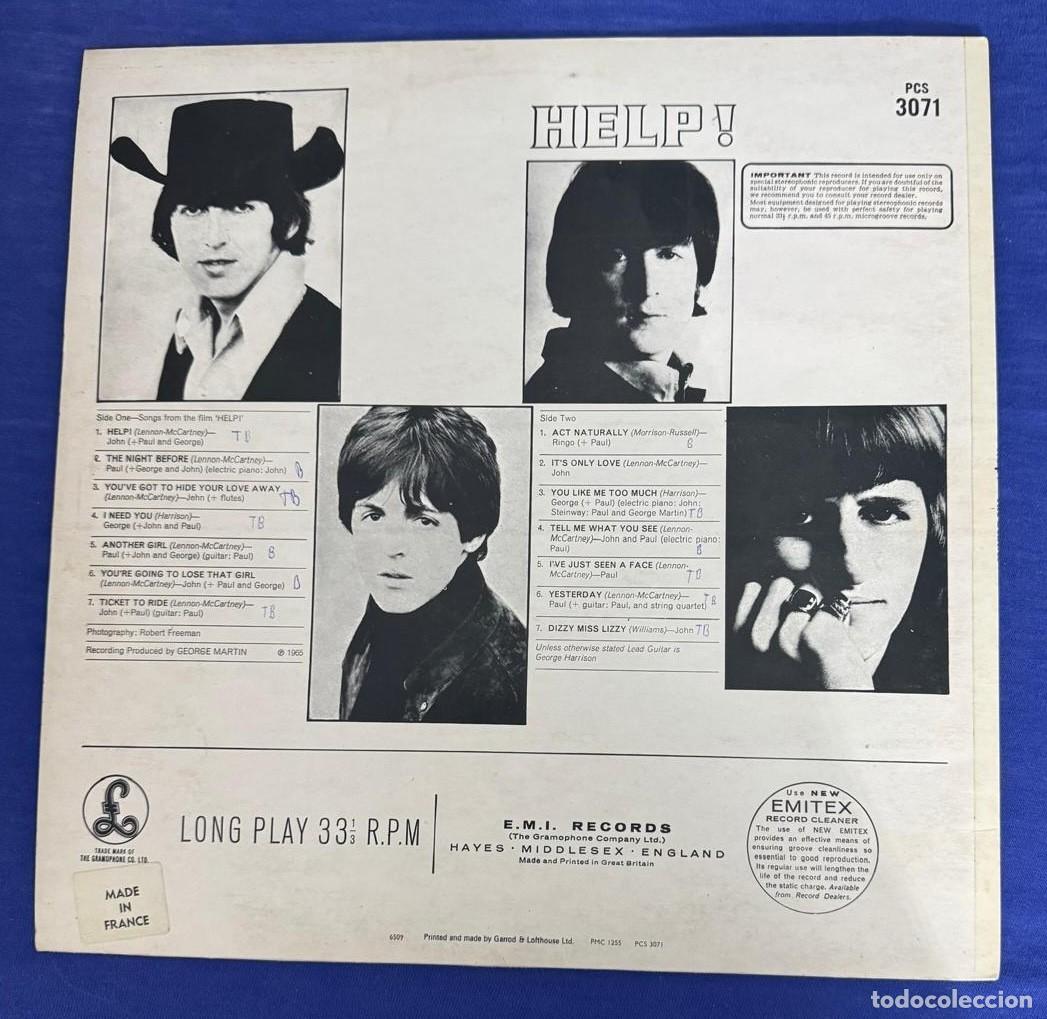 Discos de vinilo: Beatles Help! (France) EX EX - Foto 3