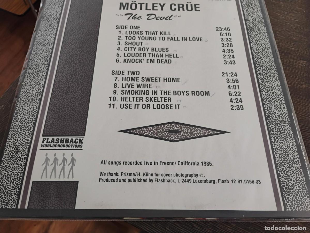 Discos de vinilo: MOTLEY CRUE, THE DEVIL - Foto 2