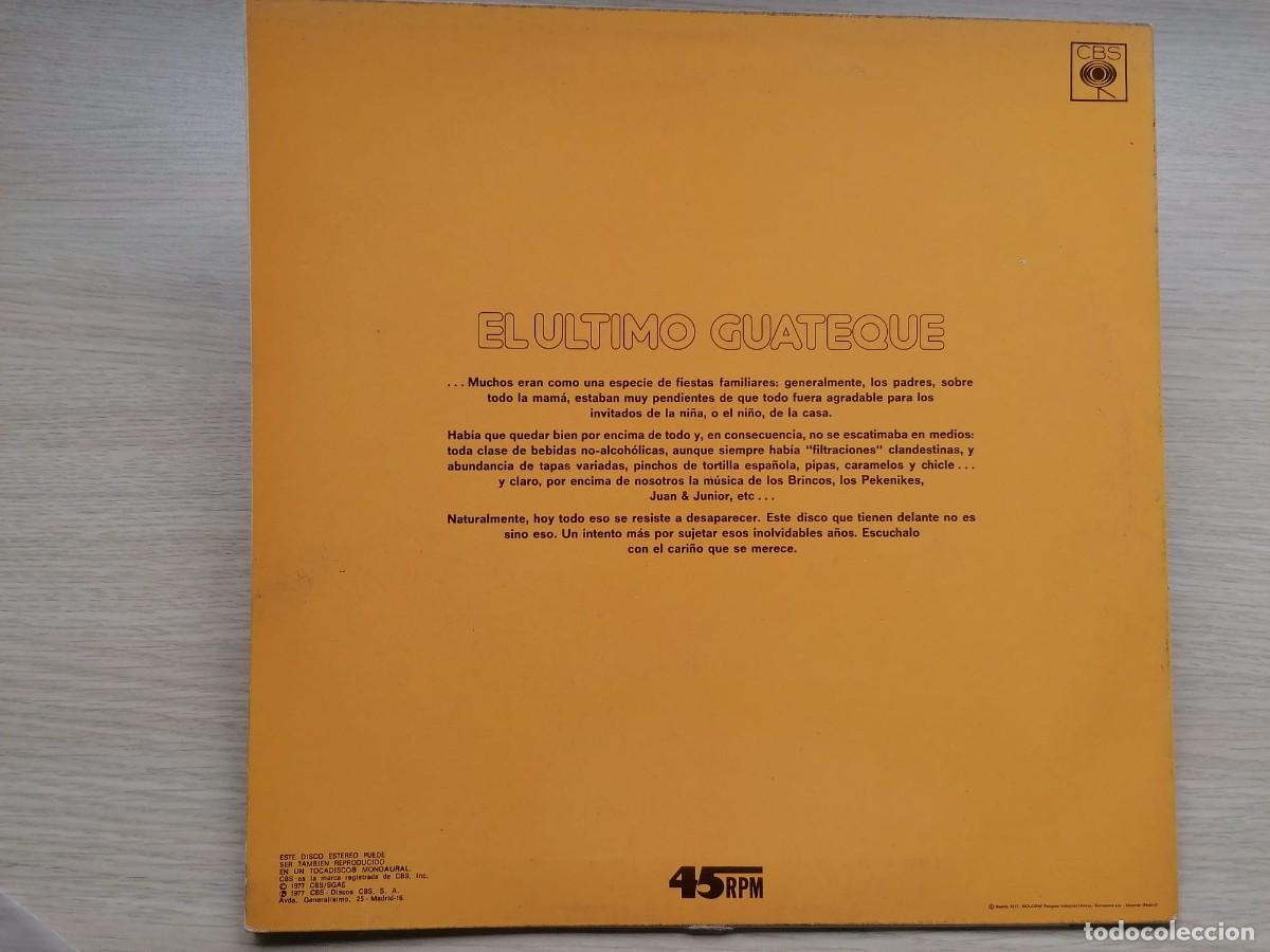 Discos de vinilo: Maxi 12&rdquo; Promo EL ULTIMO GUATEQUE Laredo 1977 - Foto 2