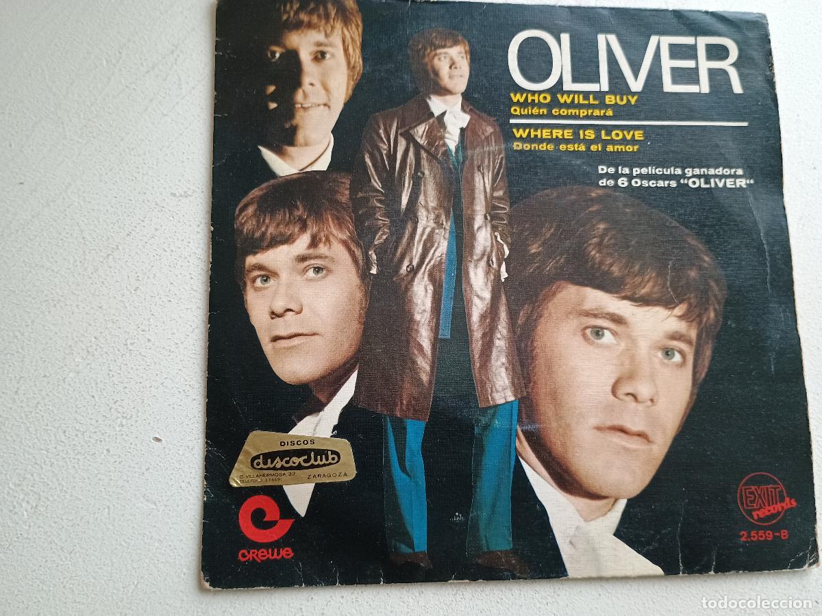 Discos de vinilo: OLIVER - WHO WILL BUY, WHERE IS LOVE / SINGLE EXIT RECORDS 1970 - Foto 4