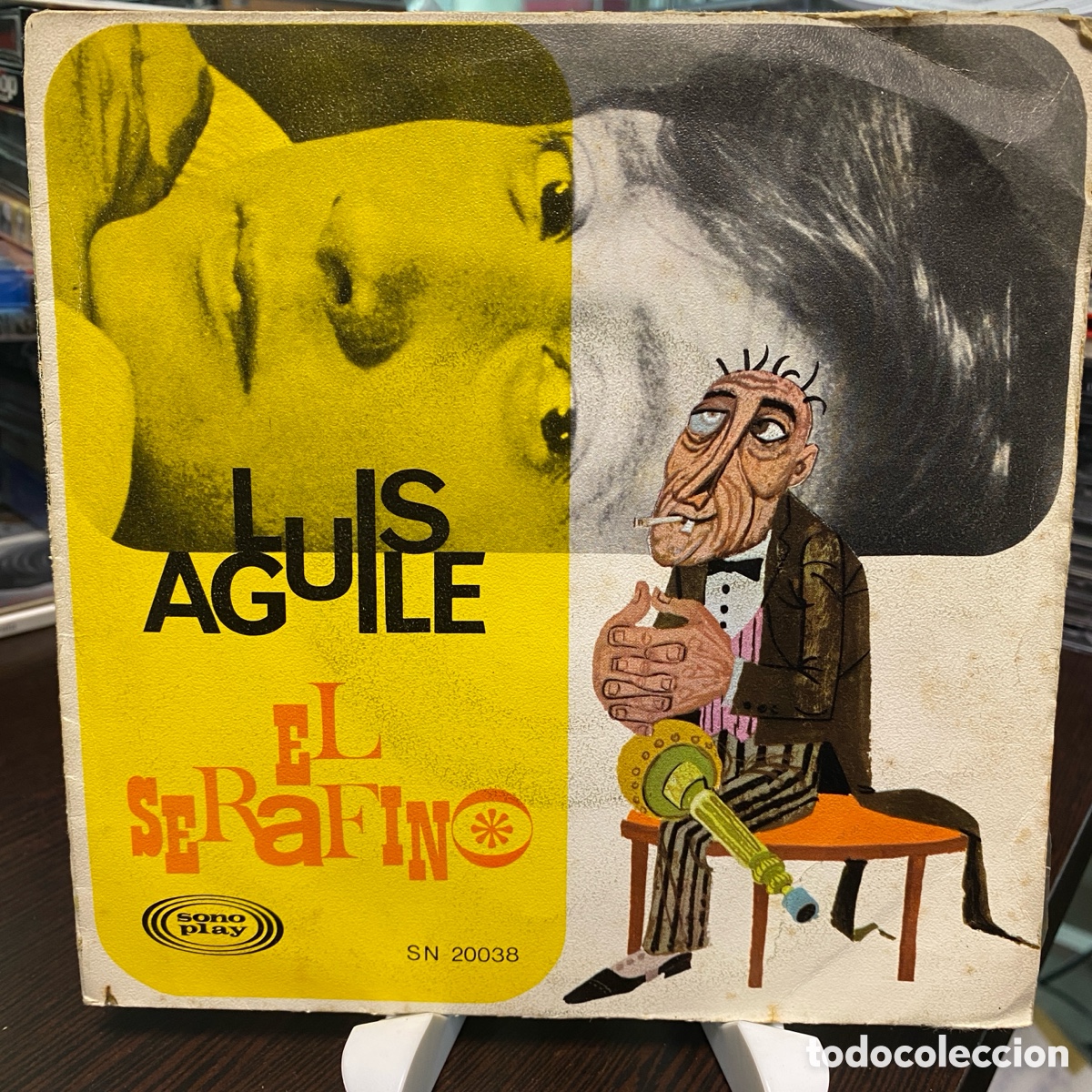 Discos de vinilo: Luis Aguile - El Serafino (7&rdquo;, Single) - Foto 1