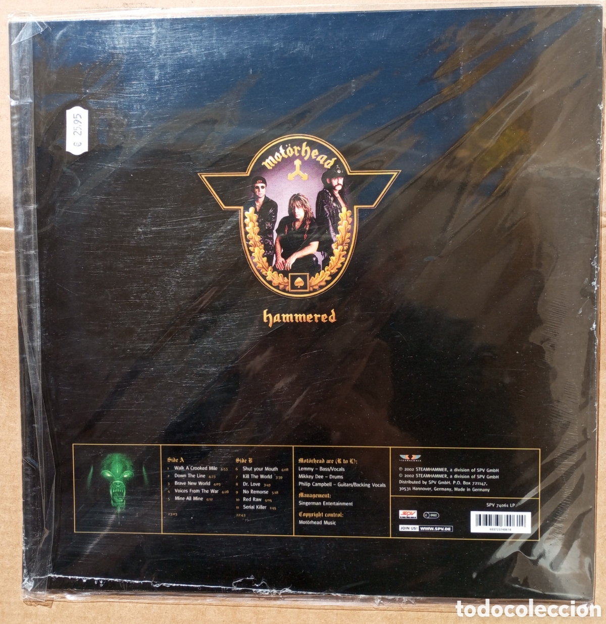 Discos de vinilo: Motorhead disco nuevo precintado - Foto 2
