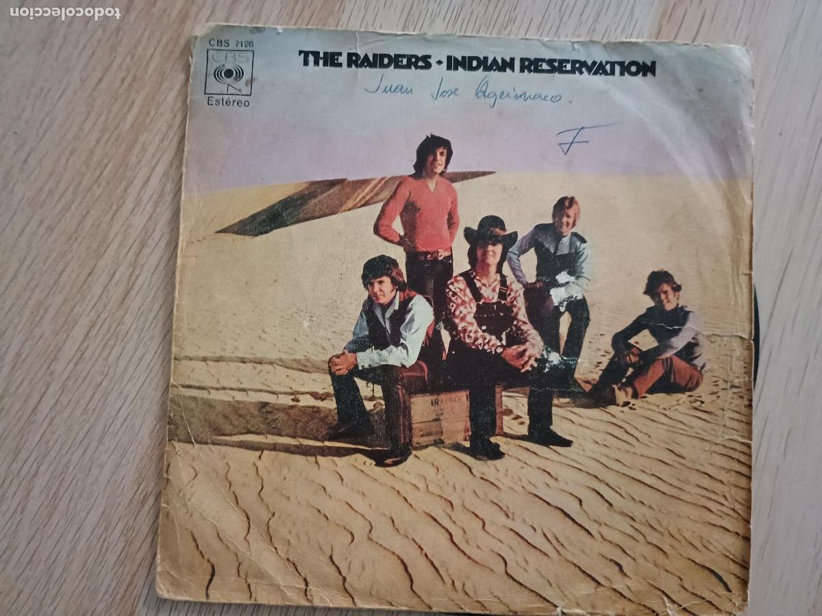 Discos de vinilo: THE RAIDERS INDIAN RESERVATION 1971, - Foto 2