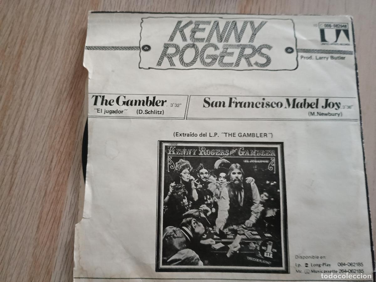 Discos de vinilo: Kenny Rogers &ndash; The Gambler - Foto 4